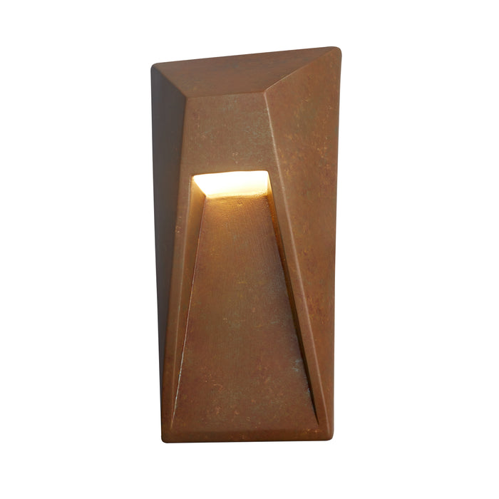 Justice Designs - CER-5680-PATR - LED Wall Sconce - Ambiance - Rust Patina