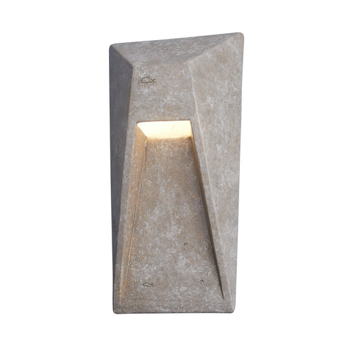Justice Designs - CER-5680-TRAM - LED Wall Sconce - Ambiance - Mocha Travertine