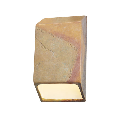 Justice Designs - CER-5860W-SLHY - LED Wall Sconce - Ambiance - Harvest Yellow Slate