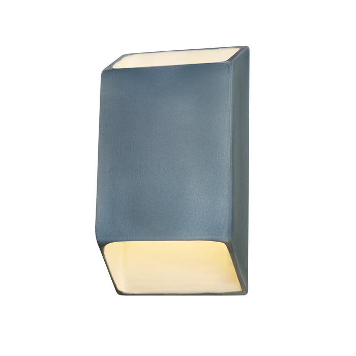 Justice Designs - CER-5865-MDMT - LED Wall Sconce - Ambiance - Midnight Sky w/ Matte White