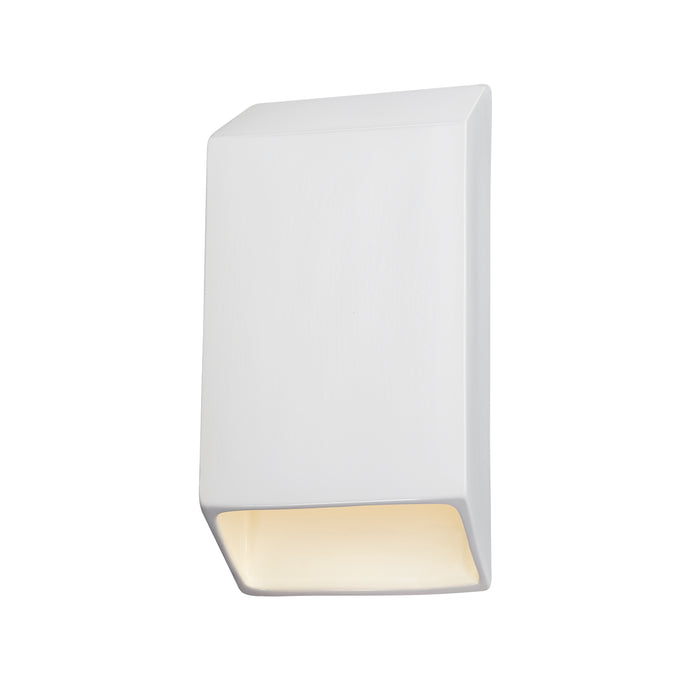 Justice Designs - CER-5870W-WTWT - LED Wall Sconce - Ambiance - Gloss White