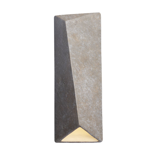 Justice Designs - CER-5890-TRAM - LED Wall Sconce - Ambiance - Mocha Travertine