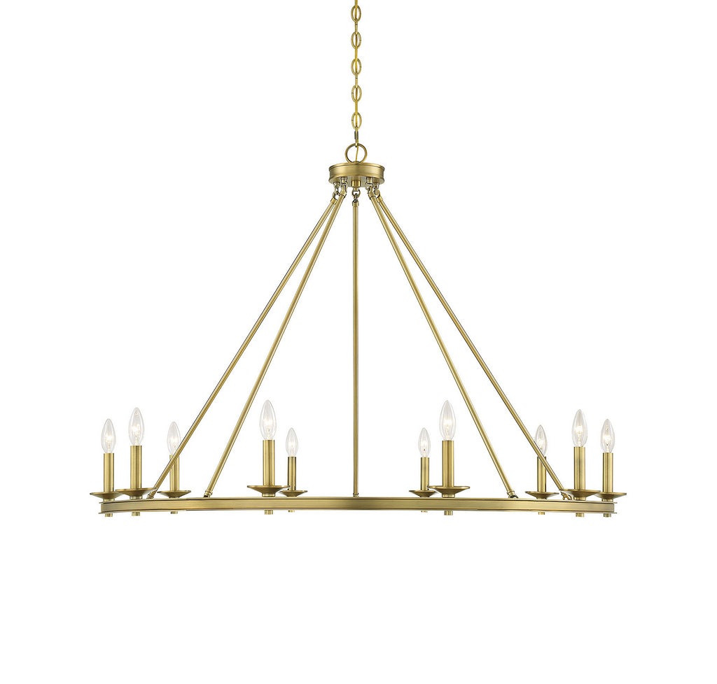 Middleton 6-Light Chandelier In Warm Brass