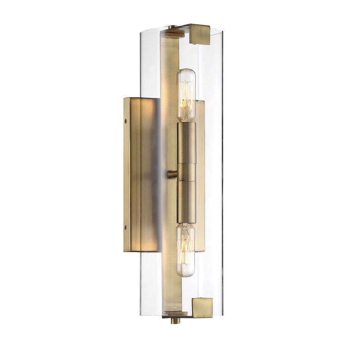 Savoy House - 9-9771-2-322 - Two Light Wall Sconce - Winfield - Warm Brass