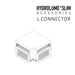 Diode LED - DI-HLS-LC - L Connector - White