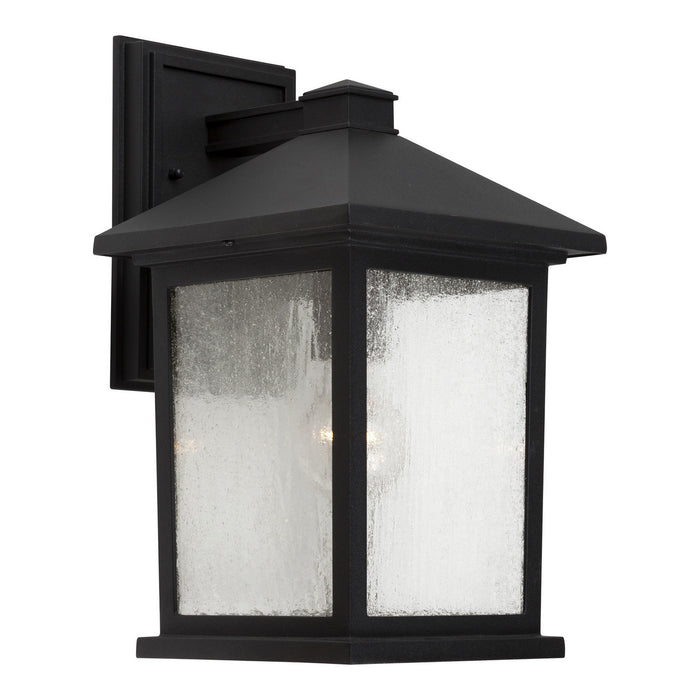 Forte - 1856-01-04 - One Light Outdoor Wall Mount - Black