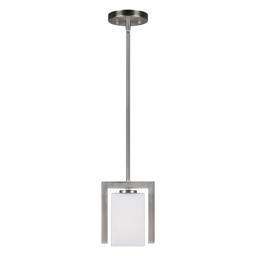 Forte - 2569-01-55 - One Light Mini Pendant - Brushed Nickel