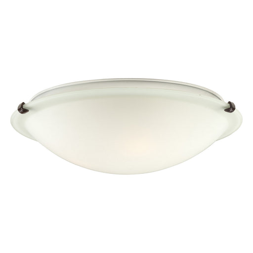 Forte - 2799-03-32 - Three Light Flush Mount - Antique Bronze