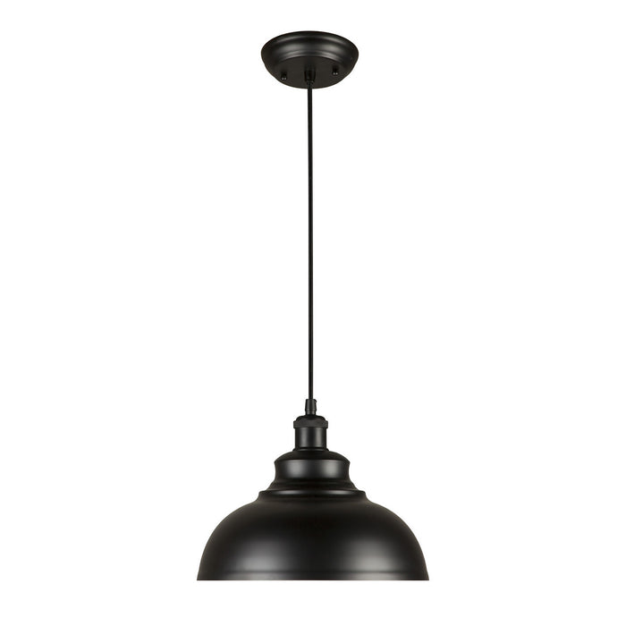 Forte - 7690-01-04 - One Light Mini Pendant - Black