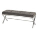 Uttermost - 23430 - Bench - Bijou - Polished Stainless Steel