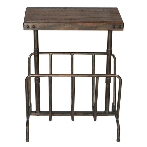 Uttermost - 25326 - Side Table - Sonora - Burnished Brushed Iron