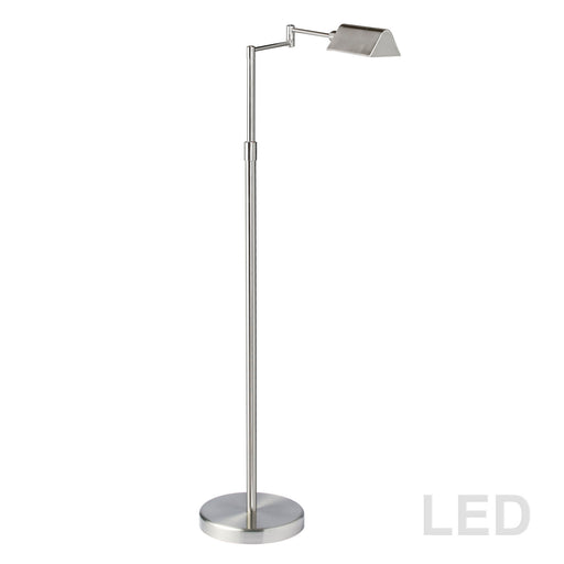 Dainolite Ltd - 9257LEDF-SN - LED Floor Lamp - Satin Nickel