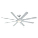 Modern Forms Fans - FR-W1805-80L-TT - 80``Ceiling Fan - Hydra - Titanium Silver
