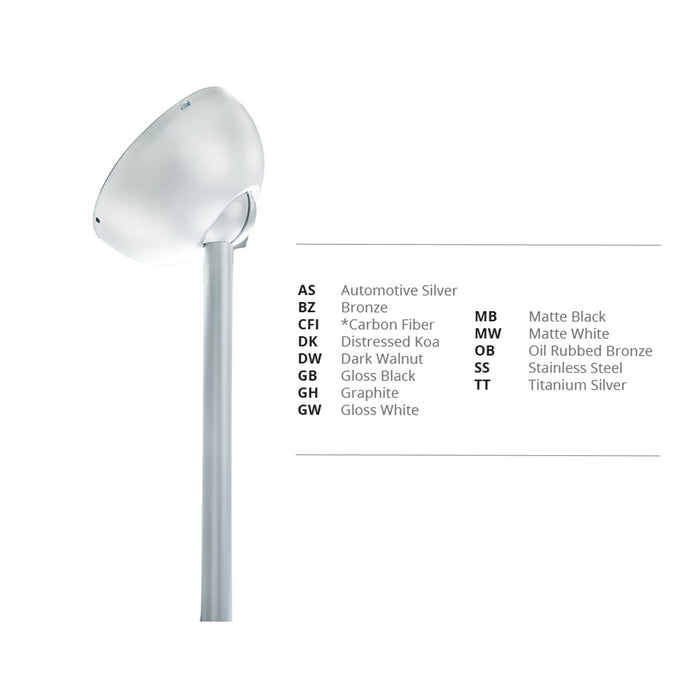 Modern Forms Fans - XF-SCK-TT - Slope Ceiling Kit - Modern Forms Fans - Titanium Silver