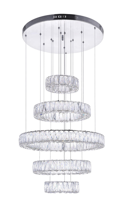 CWI Lighting - 1044P24-601-R-5C - LED Chandelier - Madeline - Chrome