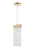 CWI Lighting - 1090P5-1-620-A - LED Mini Pendant - Carolina - Gold Leaf