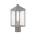 Livex Lighting - 20590-80 - One Light Outdoor Post-Top Lanterm - Nyack - Nordic Gray