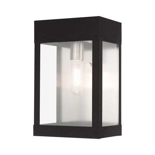 Livex Lighting - 20872-04 - One Light Outdoor Wall Lantern - Barrett - Black