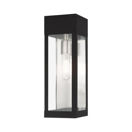 Livex Lighting - 20873-04 - One Light Outdoor Wall Lantern - Barrett - Black