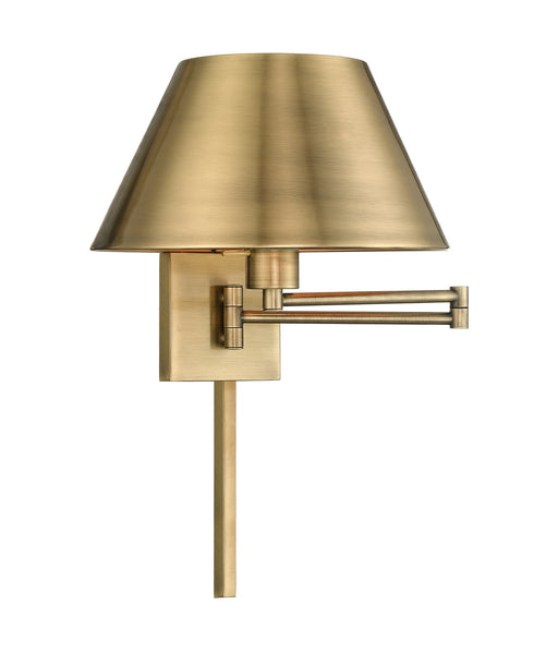 Livex Lighting - 40030-01 - One Light Swing Arm Wall Lamp - Swing Arm Wall Lamps - Antique Brass
