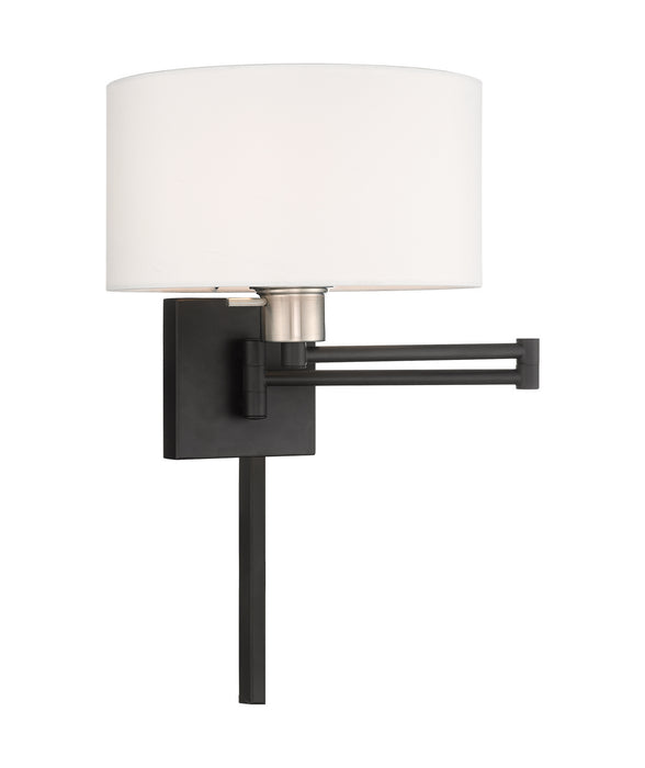 Livex Lighting - 40036-04 - One Light Swing Arm Wall Lamp - Swing Arm Wall Lamps - Black