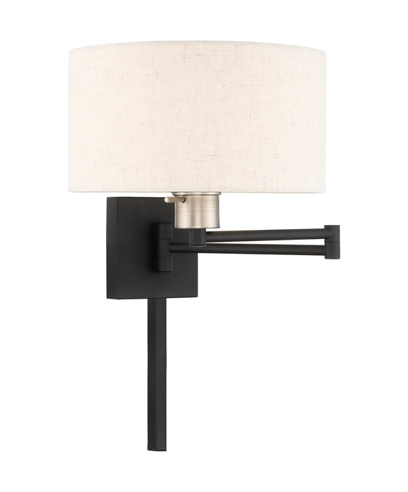 Livex Lighting - 40037-04 - One Light Swing Arm Wall Lamp - Swing Arm Wall Lamps - Black