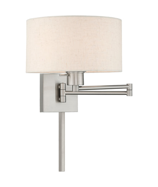 Livex Lighting - 40037-91 - One Light Swing Arm Wall Lamp - Swing Arm Wall Lamps - Brushed Nickel