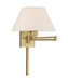 Livex Lighting - 40038-01 - One Light Swing Arm Wall Lamp - Swing Arm Wall Lamps - Antique Brass