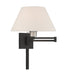 Livex Lighting - 40038-04 - One Light Swing Arm Wall Lamp - Swing Arm Wall Lamps - Black