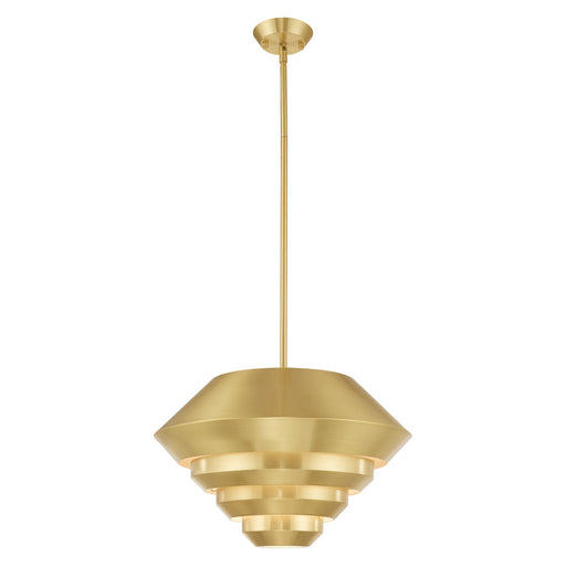 Livex Lighting - 40402-12 - One Light Mini Pendant - Amsterdam - Satin Brass