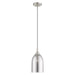 Livex Lighting - 40649-91 - One Light Mini Pendant - Art Glass Mini Pendants - Brushed Nickel