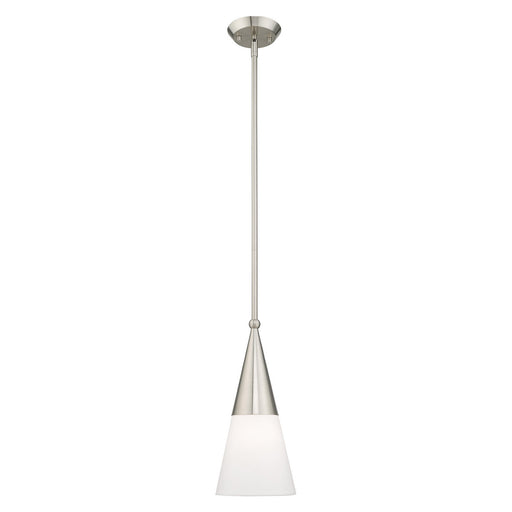 Livex Lighting - 40686-91 - One Light Mini Pendant - Stockholm - Brushed Nickel