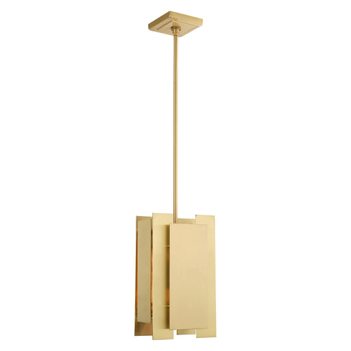 Livex Lighting - 40691-12 - One Light Mini Pendant - Varick - Satin Brass