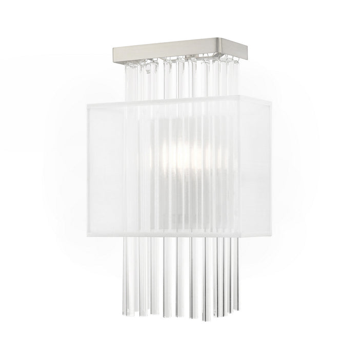 Livex Lighting - 41140-91 - One Light Wall Sconce - Alexis - Brushed Nickel