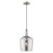 Livex Lighting - 41244-91 - One Light Mini Pendant - Art Glass Mini Pendants - Brushed Nickel