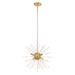 Livex Lighting - 41254-12 - Six Light Pendant - Utopia - Satin Brass