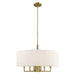 Livex Lighting - 42605-01 - Six Light Chandelier - Meridian - Antique Brass