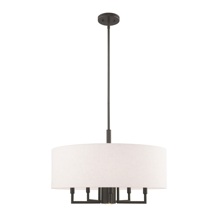 Livex Lighting - 42605-92 - Six Light Chandelier - Meridian - English Bronze