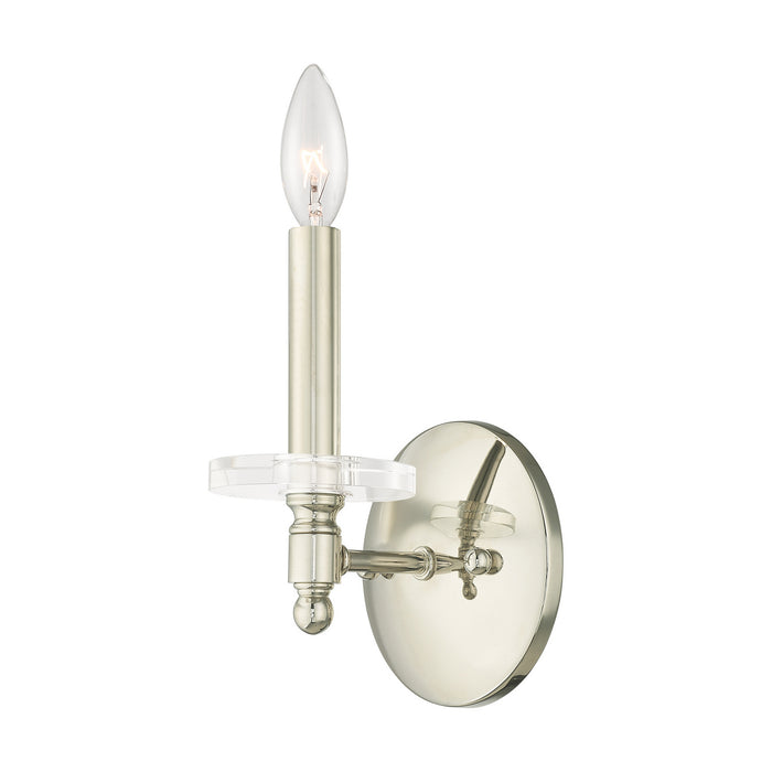 Livex Lighting - 42701-35 - One Light Wall Sconce - Bancroft - Polished Nickel