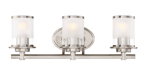 Designers Fountain - 6693-SP - Three Light Bath - Essence - Satin Platinum