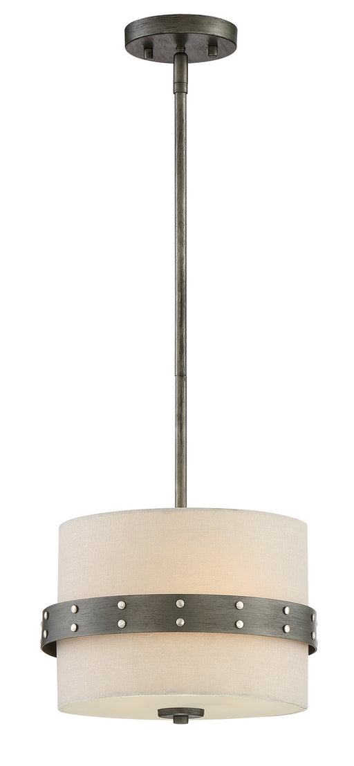 Designers Fountain - 92430-WI - Two Light Mini Pendant - Garrett - Weathered Iron