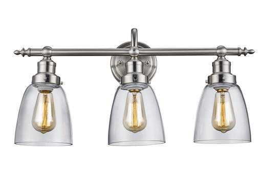 Trans Globe Imports - 70833 BN - Three Light Vanity - Brushed Nickel