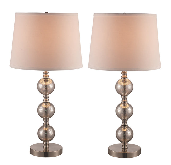 Trans Globe Imports - RTL-9055 - One Light Table Lamp - Brushed Nickel