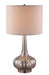 Trans Globe Imports - RTL-9062 - One Light Table Lamp - Brushed Nickel