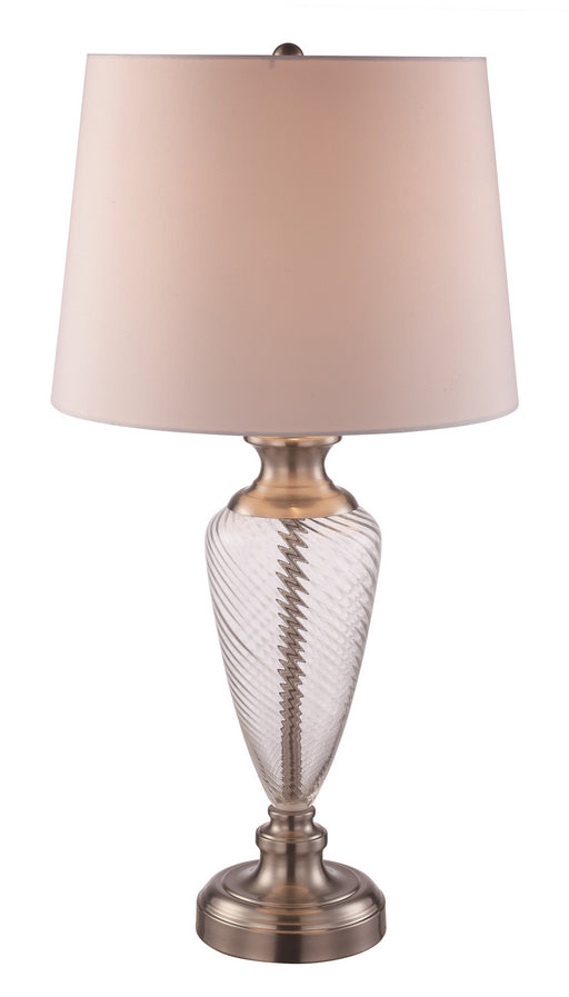 Trans Globe Imports - RTL-9063 BN - One Light Table Lamp - Brushed Nickel
