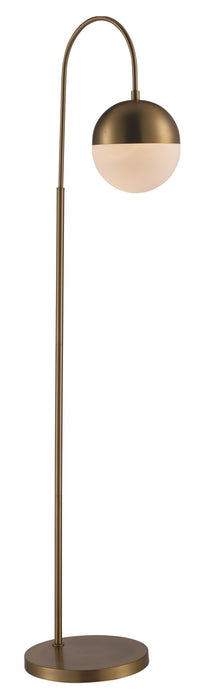 Trans Globe Imports - RTL-9066 SG - One Light Floor Lamp - Satin Gold