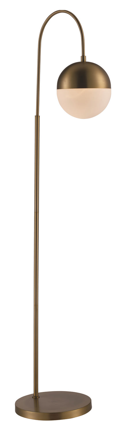 Trans Globe Imports - RTL-9066 SG - One Light Floor Lamp - Satin Gold