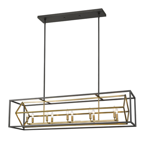 Euclid Ten Light Linear Chandelier