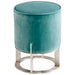 Cyan - 09594 - Ottoman - Brushed Stainless Steel