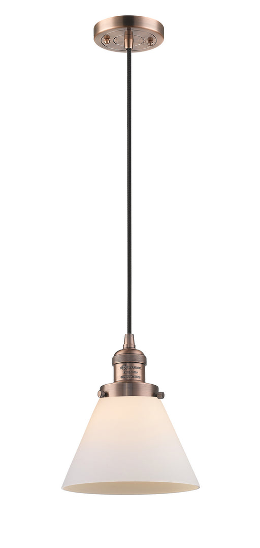 Innovations - 201C-AC-G41-LED - LED Mini Pendant - Franklin Restoration - Antique Copper